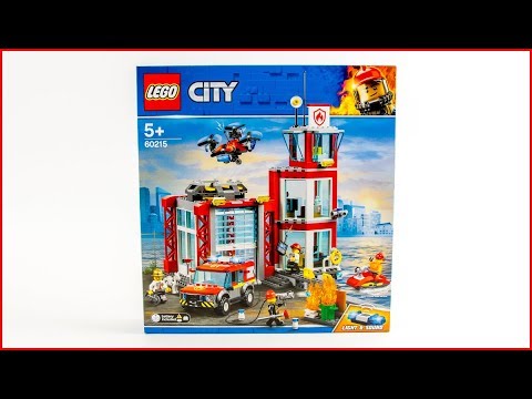 Vidéo LEGO City 60215 : La caserne de pompiers