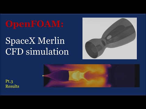 SpaceX Merlin Nozzle: Pt.3 - Results | OpenFOAM tutorial 3