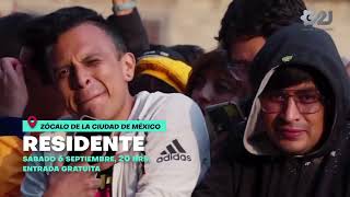 Residente en Zócalo | Actividades culturales del 6 y 7 de septiembre