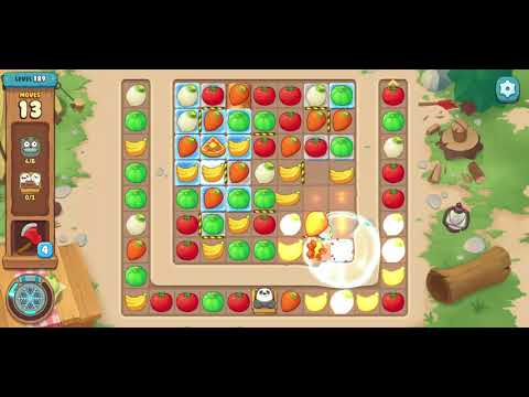 We Bare Bears Match3 Repairs Level 189 - No Boosters