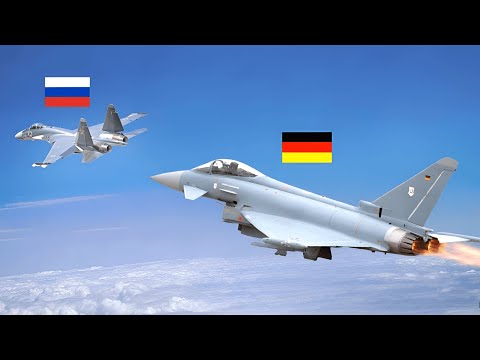 Russian Fighter Jets Challenged German Eurofighter Typhoons – Big Mistake!