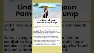 Sebulan Menikah dengan Virgoun, Lindi Pamer Baby Bump, Sampaikan Pesan untuk Calon Buah Hati