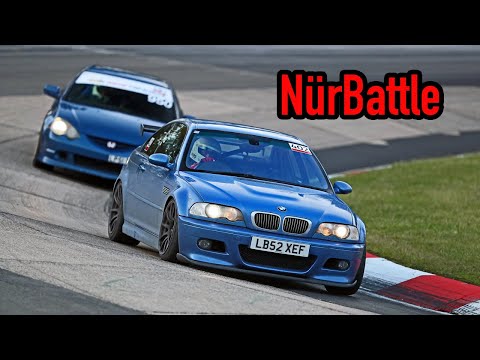Honda Integra DC5 vs BMW M3 Nürburgring Nordschleife Battle