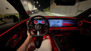 Mercedes GLC Electric 2026 Night Test Drive – Digital Light &amp; 942 Pixels!