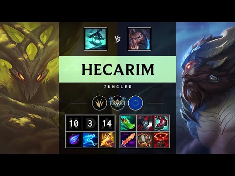 Hecarim Jungle vs Udyr - EUW Challenger Patch 25.13