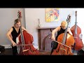 Canon by Edgar Meyer arr. for two double basses -  Featuring Nina DeCesare and Maggie Cox