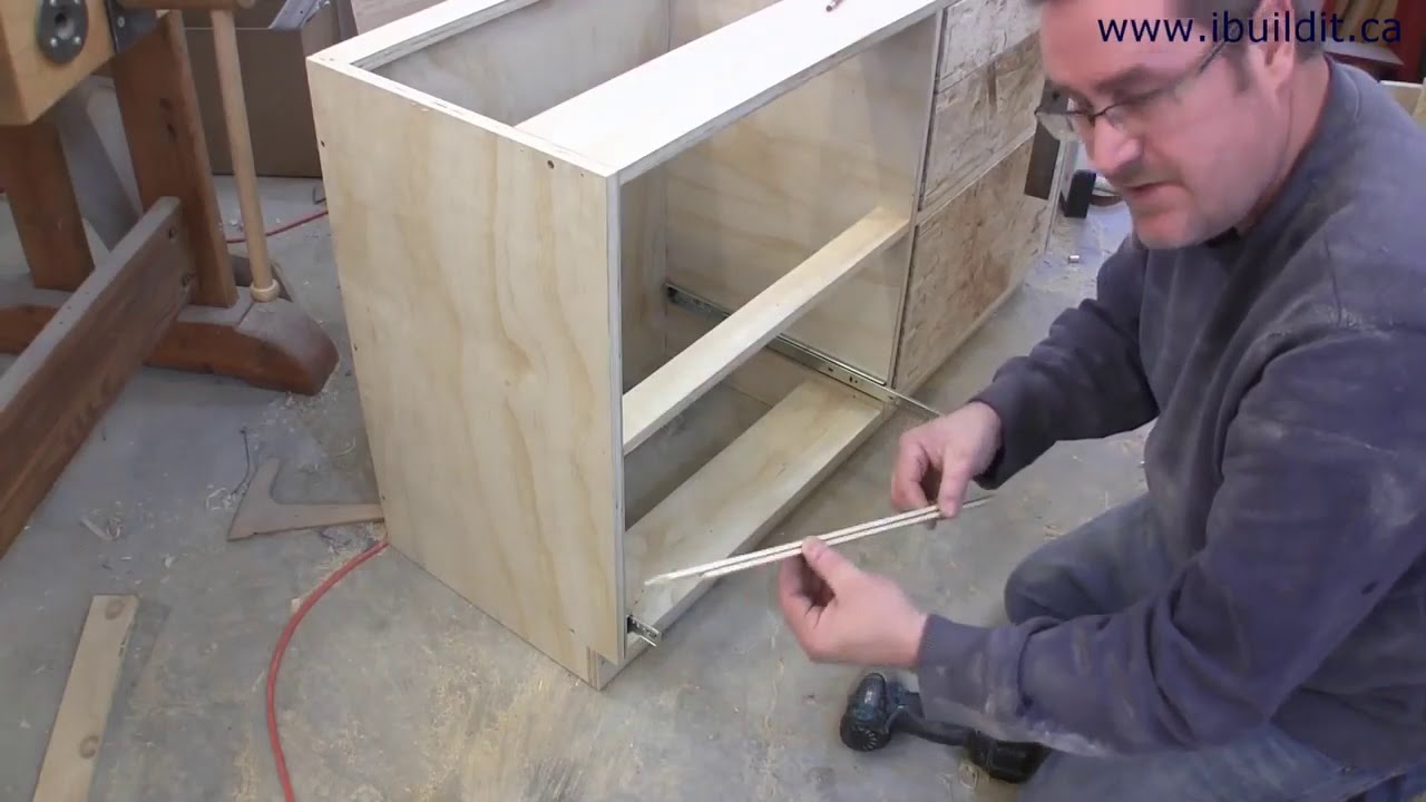 Een simpele truc om lades te monteren