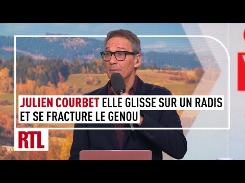 Julien Courbet: she slips on a radish and fractures her knee