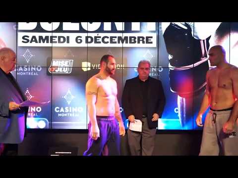 Pascal vs Bolonti Pesée Officielle Official weighin