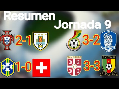 MUNDIAL QATAR RESUMEN NOVENA JORNADA