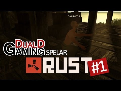 DualDGaming spelar Rust - #1 - n00bs i överlevnadsmiljö!