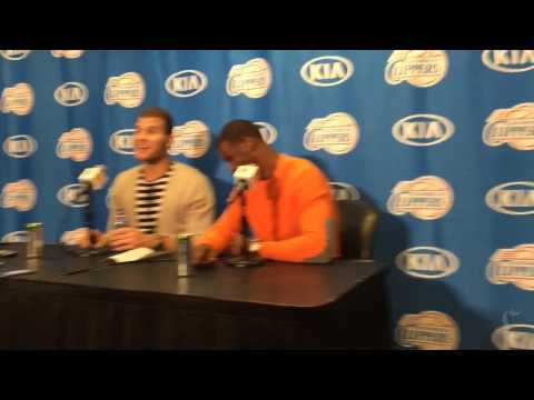 Watch Chris Paul's hilarious slip up, Blake Griffin loses it