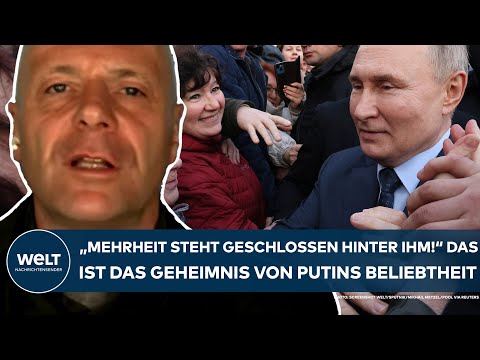 WLADIMIR PUTIN: "Stehen geschlossen hinter ihm" Das ist das Geheimnis seiner Beleibtheit in Russland