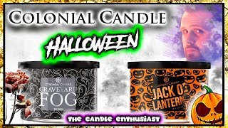 NEW - Colonial Candle - 2018 HALLOWEEN - Cobweb Collection - Review Haul
