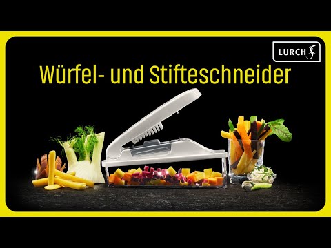 Lurch Würfel- und Stifteschneider mit 2 scharfen Messereinsätzen
