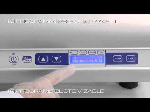 SOTTOVUOTO SIRMAN: pulsantiera comandi W8 e utilizzo - vacuum machine push-botton panel