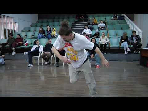 pro 1x1 bboy Krim vs SilverRock - "ALL OPTION" break dance battle