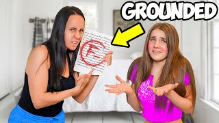 Piper Got GROUNDED For BAD GRADES! *ANGRY MOM*