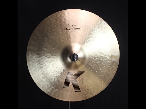 Zildjian 19" K Custom Dark Crash - 1638g (video demo) image 2