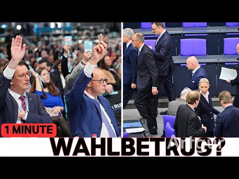 1 MINUTE AGO: ELECTIONS in GERMANY rigged – MERZ illegally in the CHANCELLERY?