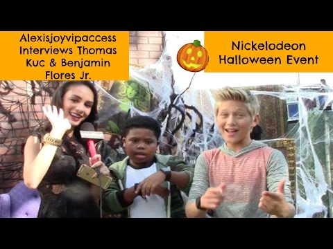 , title : 'Game Shakers' Thomas Kuc And Benjamin Flores Jr Interview - Nickelodeon Halloween Event'