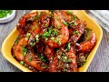 Finger Lickin Good! Black Pepper Shrimp Recipe 黑胡椒虾 Chinese Stir Fry Prawns in Black Pepper Sauce