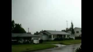 preview picture of video 'pt 6 morning thunderstorm moving into Cushing, Oklahoma - August 17, 2010 853am'