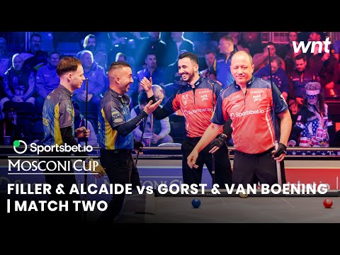 Filler & Alcaide vs Gorst & Van Boening | Match Two | 2025 Mosconi Cup