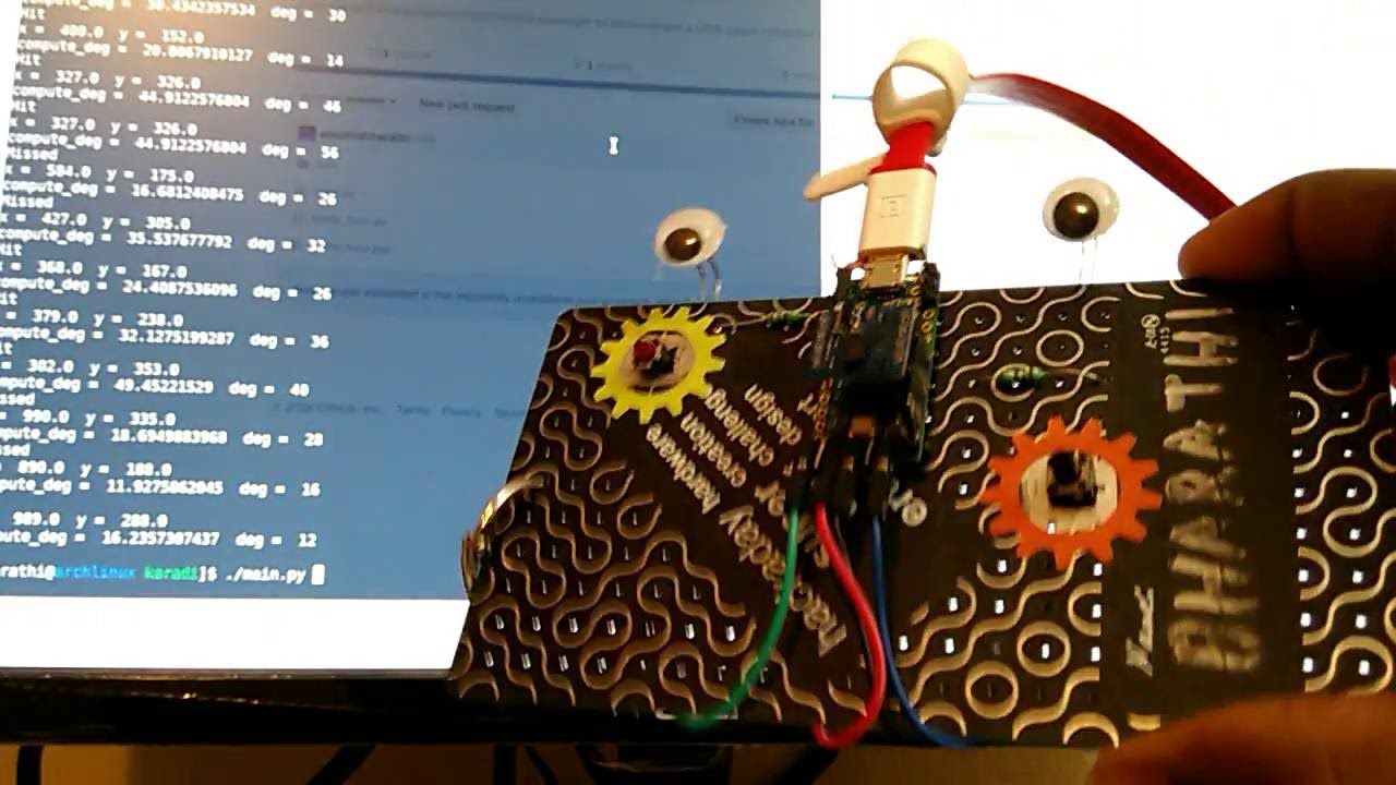 Hackaday badge - USB Game controller with pygame