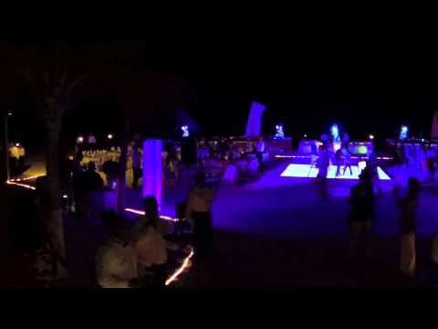 Indian Wedding Sangeet on Beach at Cancun Mexico
