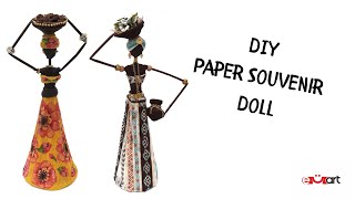 DIY Paper Souvenir Doll - Easy Tutorial 