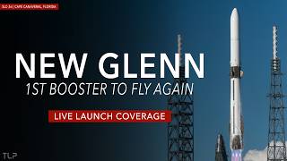 Blue Origin New Glenn Launches BlueBird Block 2 FM2 from LC36, Cape Canaveral, Florida