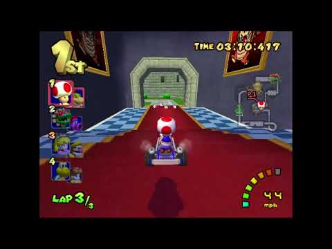 N64 Bowser's Castle - Mario Kart Double Dash: Retro Track Grand Prix