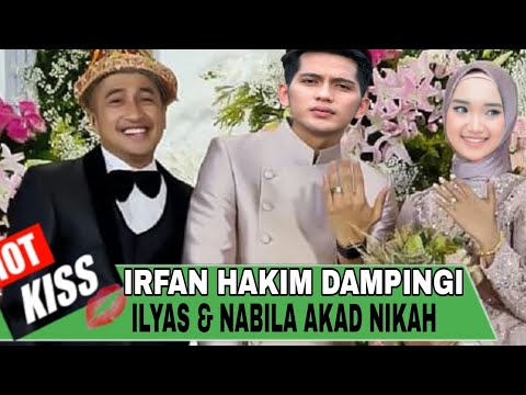 tiba tiba  irfan hakim menyusul di pernikahan ilyas bachtiar dan nabila lida