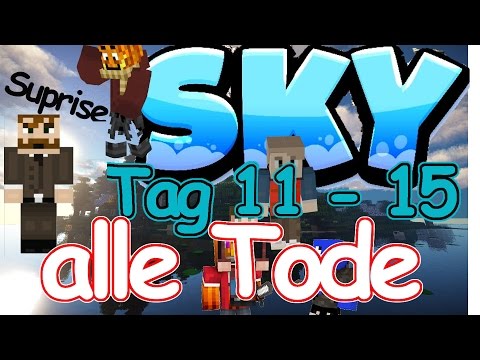 Minecraft Sky Day 11 - 15 Highlights - All Deaths - MPZ