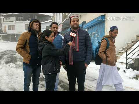 R.J Roshni Khanduri  Snow fall i...