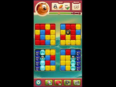 Toon Blast Level 1885 - NO BOOSTERS 🐻🐺🐱 | SKILLGAMING ✔️