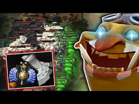How real man play techies vs 5K MMR!! -- WTF Level 1 Jungle from Zero Minute!!
