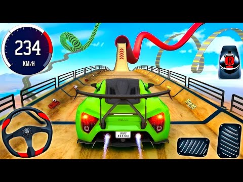 Crazy Ramp Car Stunts Racing - Impossible GT Car Mega Tracks Simulator 3D - Android Gameplay