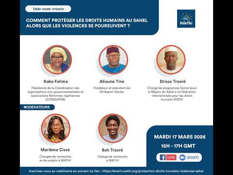Comment protéger les droits humains au Sahel alors que les violences se poursuivent ?