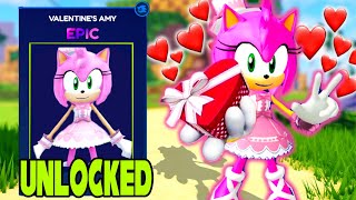 NO WAY!? | THIS CODE UNLOCKS THE NEW VALENTINES AMY SKIN RIGHT AWAY! | (SONIC SPEED SIMULATOR