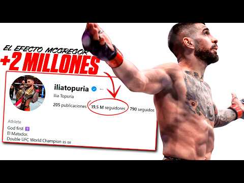 Video: EL EFECTO CONOR McGREGOR! TOPURIA GANA 2 MILLONES de SEGUIDORES a pesar de la DERROTA!