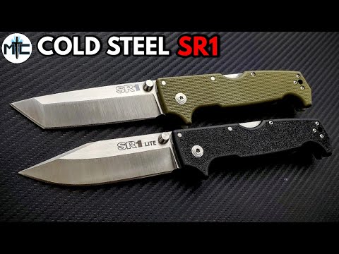 Cold Steel SR1 G10 and LITE Folding Knives - Review and Comparison