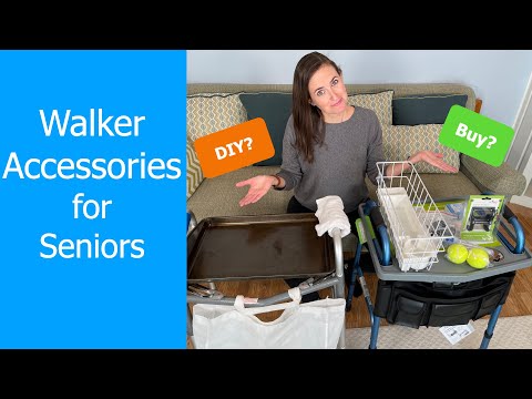 Walker Accessories for Seniors | Buy or DIY?