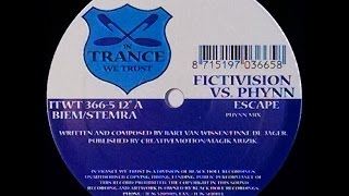 {Vinyl} Fictivision vs Phynn - Escape (Phynn Mix)