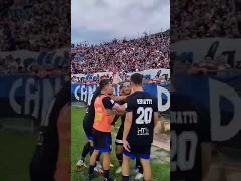PISA - Monza mentre ancora scorre la coreografia arriva il gol