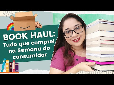 BOOK HAUL DA SEMANA DO CONSUMIDOR 📚✨ | Biblioteca da Rô