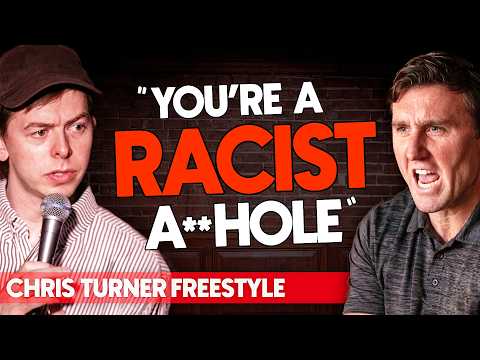 Thumbnail for American Heckler LOSES IT at British Comedian | Chris Turner Freestyle Rap by Chris Turner