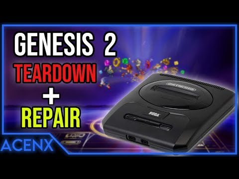 SEGA Genesis Model 2 Teardown & Repair
