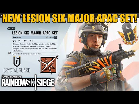 Lesion Six Major APAC Set - Rainbow Six Siege